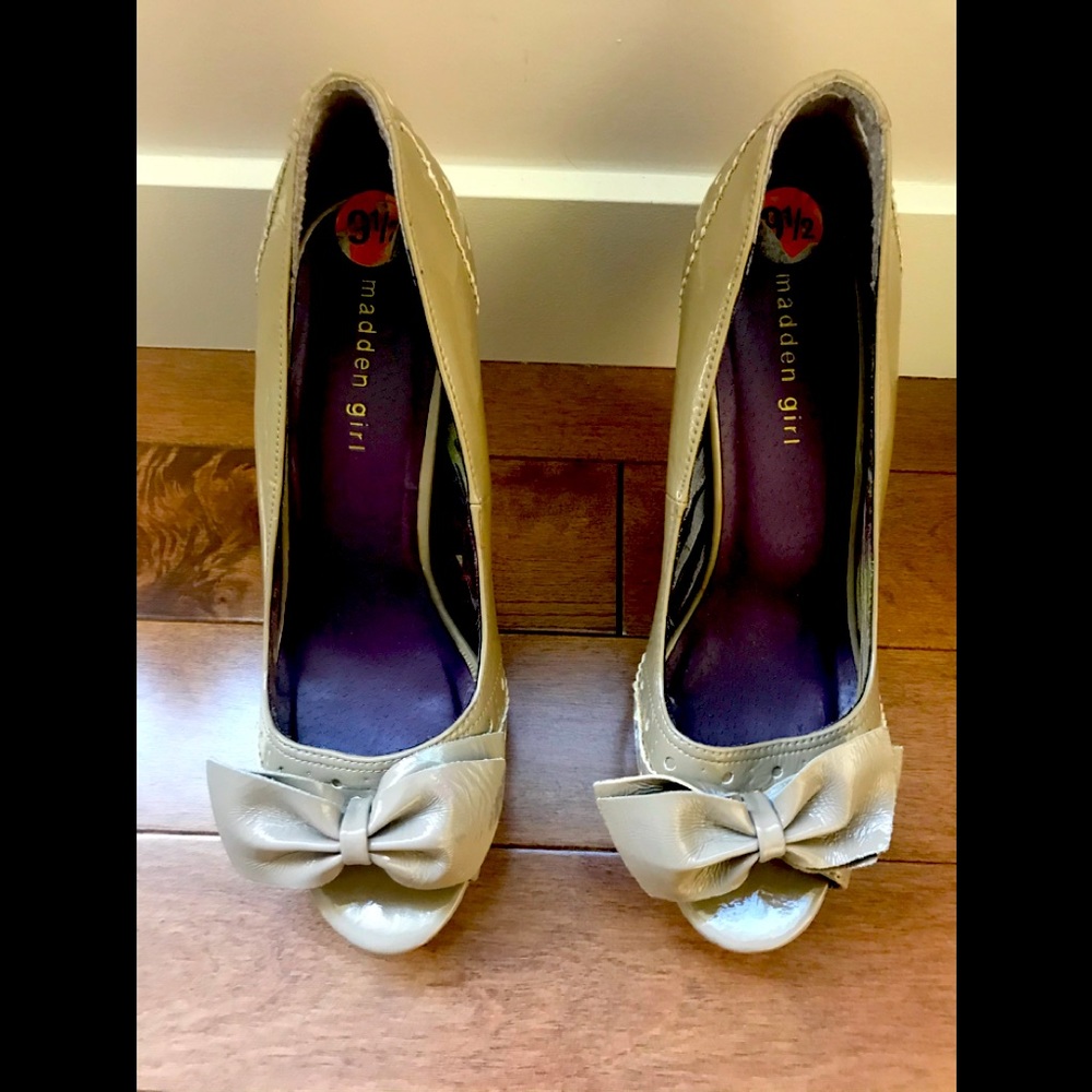 Madden girl beige heels